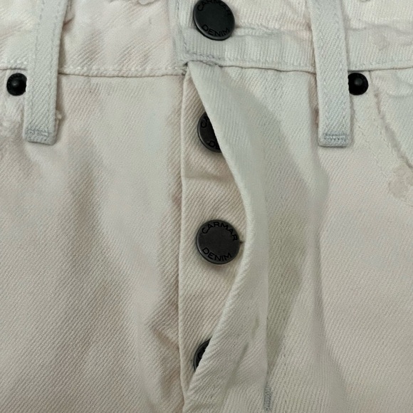 NWT CARMAR LF High Rise Denim Shorts Pink - Picture 6 of 9